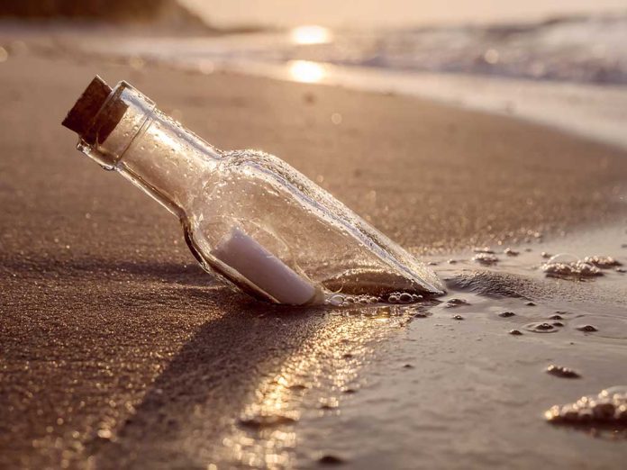 After 27 Years, A Message Was Found in a Bottle
