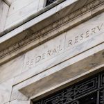 Federal Reserve building exterior with engraved lettering.