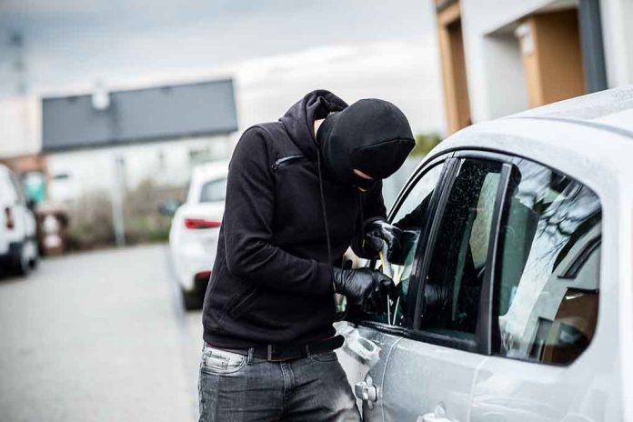 420540250 featured image Person in black breaking into a car