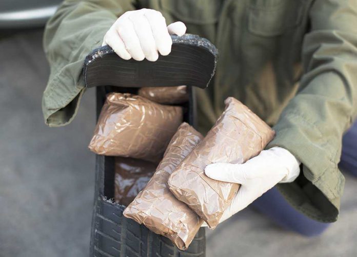 160035851 featured image Person handling packages wearing gloves and green jacket.