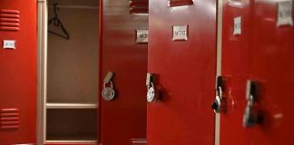 lockers at school