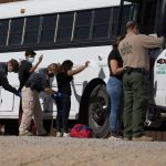 Immigration Footage Scandal Explodes – Feds Stunned! Border patrol officers investigating people near a bus.