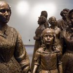 White House THREATENS Smithsonian Bronze sculptures of women and children in historical attire