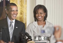 ARREST OBAMA?! Trump Drops Bombshell Former President Barack Obama and Michelle Obama smiling at a public event