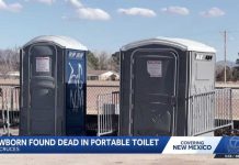 Mother accused of throwing baby into portable toilet to drown