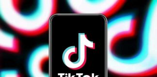 TikTok app logo on a smartphone screen.