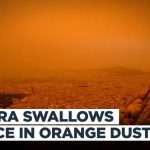 Sahara Swallows Crete African Dust Storm Turns Greek Skies