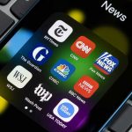 WaPo Editor QUIETLY Deletes Pedophile’s Defense News app icons on a smartphone screen.