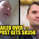 Man Who Mocked Kirk’s Death Wins MASSIVE $850K Case UPDATE: Man Jailed for Posting Charlie Kirk Meme Scores Major Payday