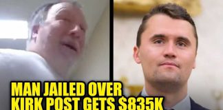 UPDATE: Man Jailed for Posting Charlie Kirk Meme Scores Major Payday