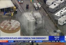Officials concerned tank with toxic chemicals could explode in Garden Grove