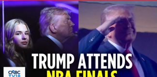 Anthem Boos Erupt As Trump Hits Jumbotron WATCH: President Trump Draws Boos at Madison Square Garden for Game 3 of The NBA Finals | N18G