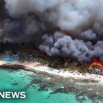 Island Paradise BURNS – 1,700 EVACUATED! Massive fire breaks out at popular tourist resort in Dominican Republic