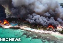 Massive fire breaks out at popular tourist resort in Dominican Republic