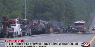 'The man died a hero': Pennsylvania State Trooper killed in crash