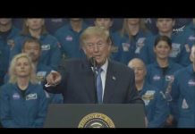 Trump's "historic announcement": he'll create a U.S. Space Academy