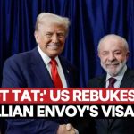 Trump BOOTS OUT Ambassador – Revokes VISA Trump's Tit-For-Tat Move Targets Brazil! US Rebukes Brasília Envoy's Visa Before October Polls