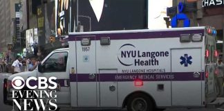 NYPD shoots allegedly knife-wielding woman in Times Square