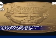 President Trump's face is now on money, with $1 coins going into circulation