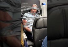 Unruly passenger arrested after being restrained with duct tape during flight