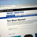 FBI Offers Reward For Air Force Specialist Wanted On Spy Charges Computer screen showing an FBI Most Wanted webpage