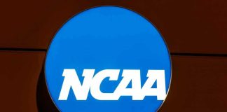 University Basketball Star NABBED By ICE NCAA logo on a blue circular sign