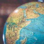 Trump To PURCHASE Strategic Island! Globe showing Africa, Middle East, and Indian Ocean