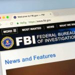DOJ Drops Bombshell Lawsuit on FBI Top Brass FBI website open in a browser tab