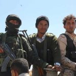 Houthi’s Strike Airports, Civilians Dead Three armed men standing outdoors