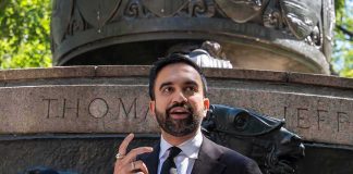 Mamdani Sparks Outrage Over No ID to Vote Guidance Zohran Mamdani speaking at an outdoor press conference